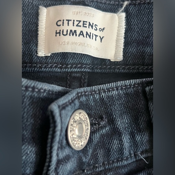 Citizens of Humanity Women Jolene High Rise Straight Jeans in Dark Wash Size 27 - Picture 8 of 8